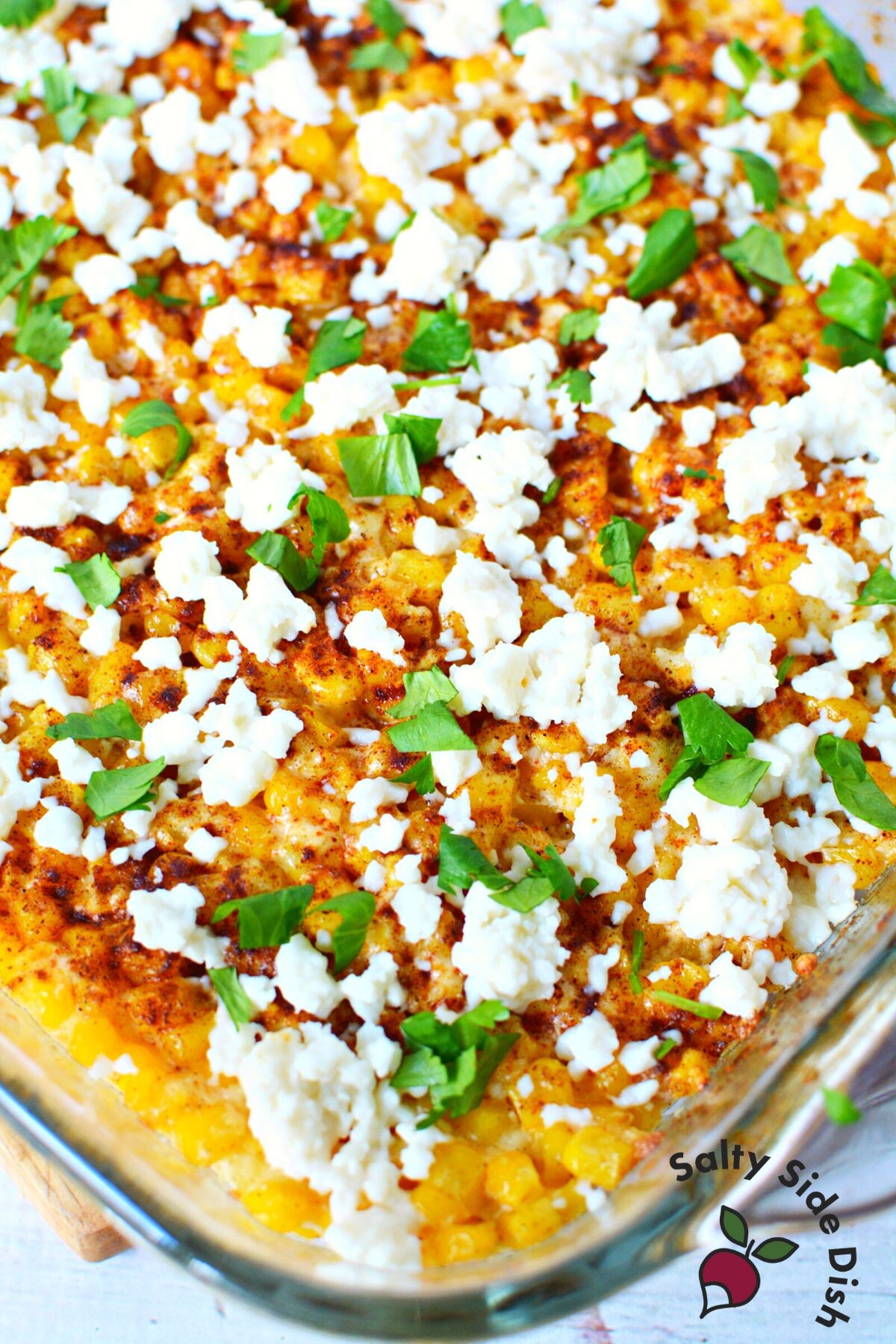 Street Corn Casserole INCREDIBLE Elote Version Salty Side