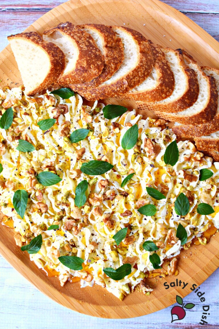 TikTok Butter Board with Honey and Walnuts Salty Side Dish