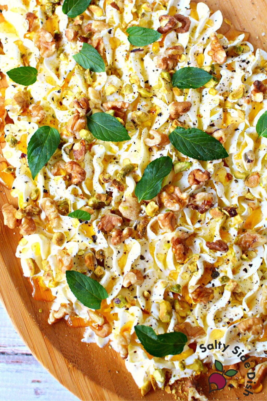 TikTok Butter Board with Honey and Walnuts Salty Side Dish