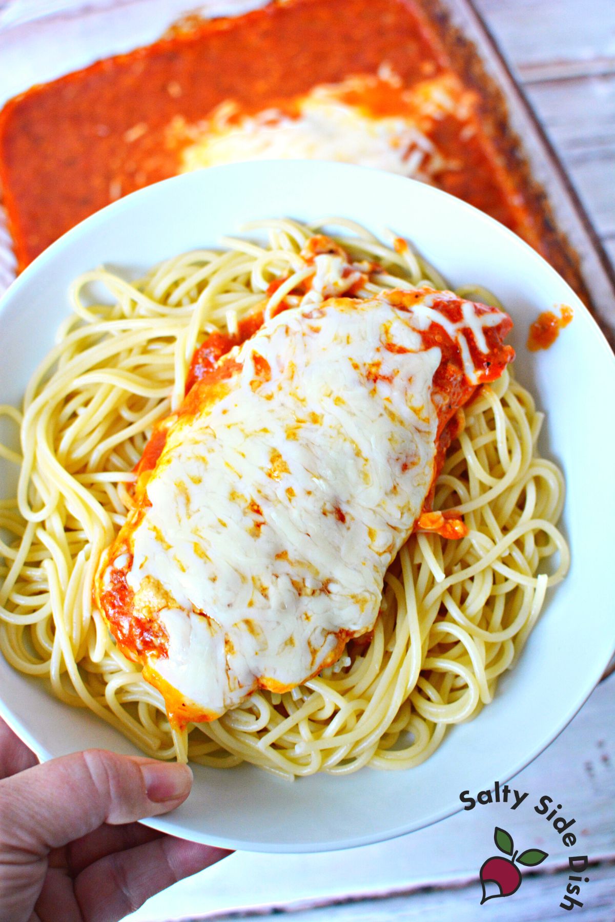 TikTok Chicken Parmesan is an Easy Dinner Recipe! Salty Side Dish