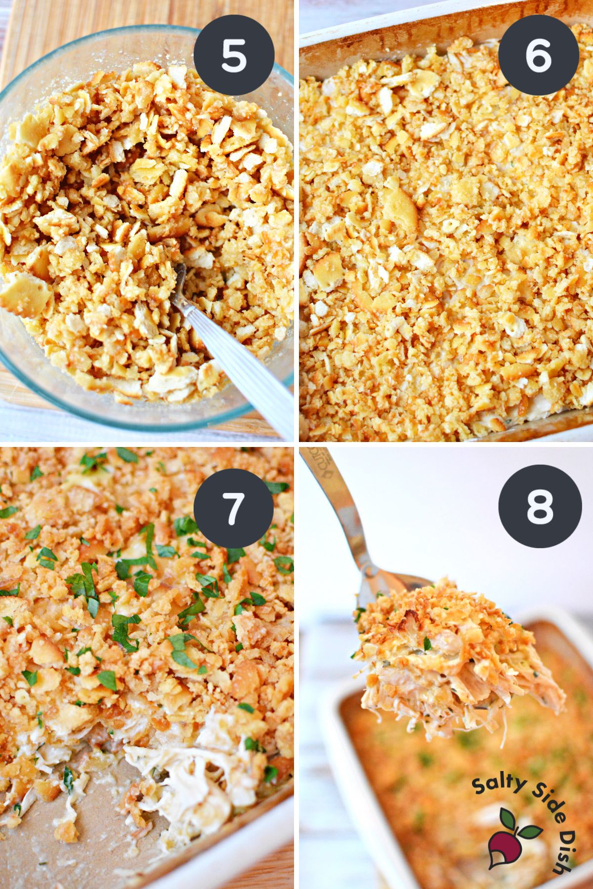 Million Dollar Chicken Casserole with Ritz Crackers Easy, Quick!