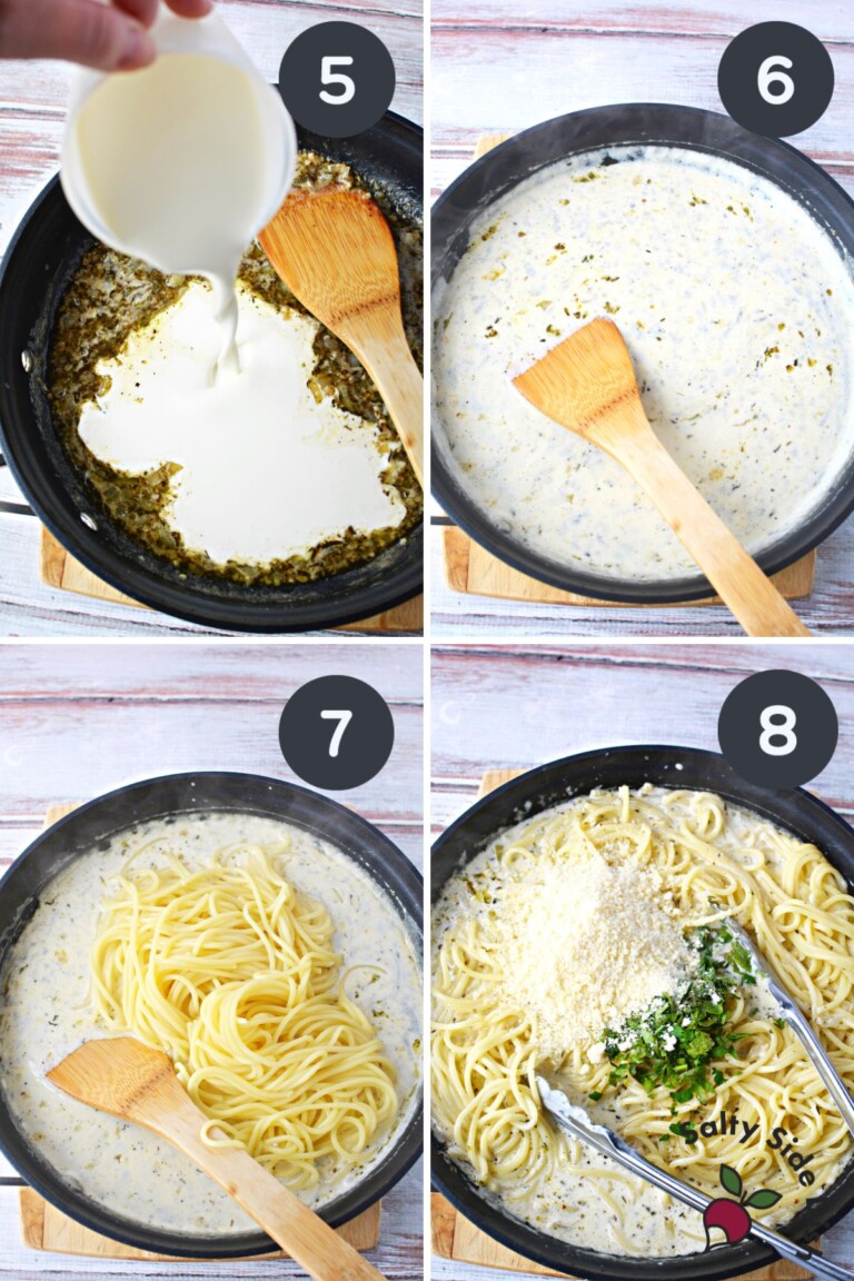 TikTok White Wine Garlic Butter Bucatini Salty Side Dish