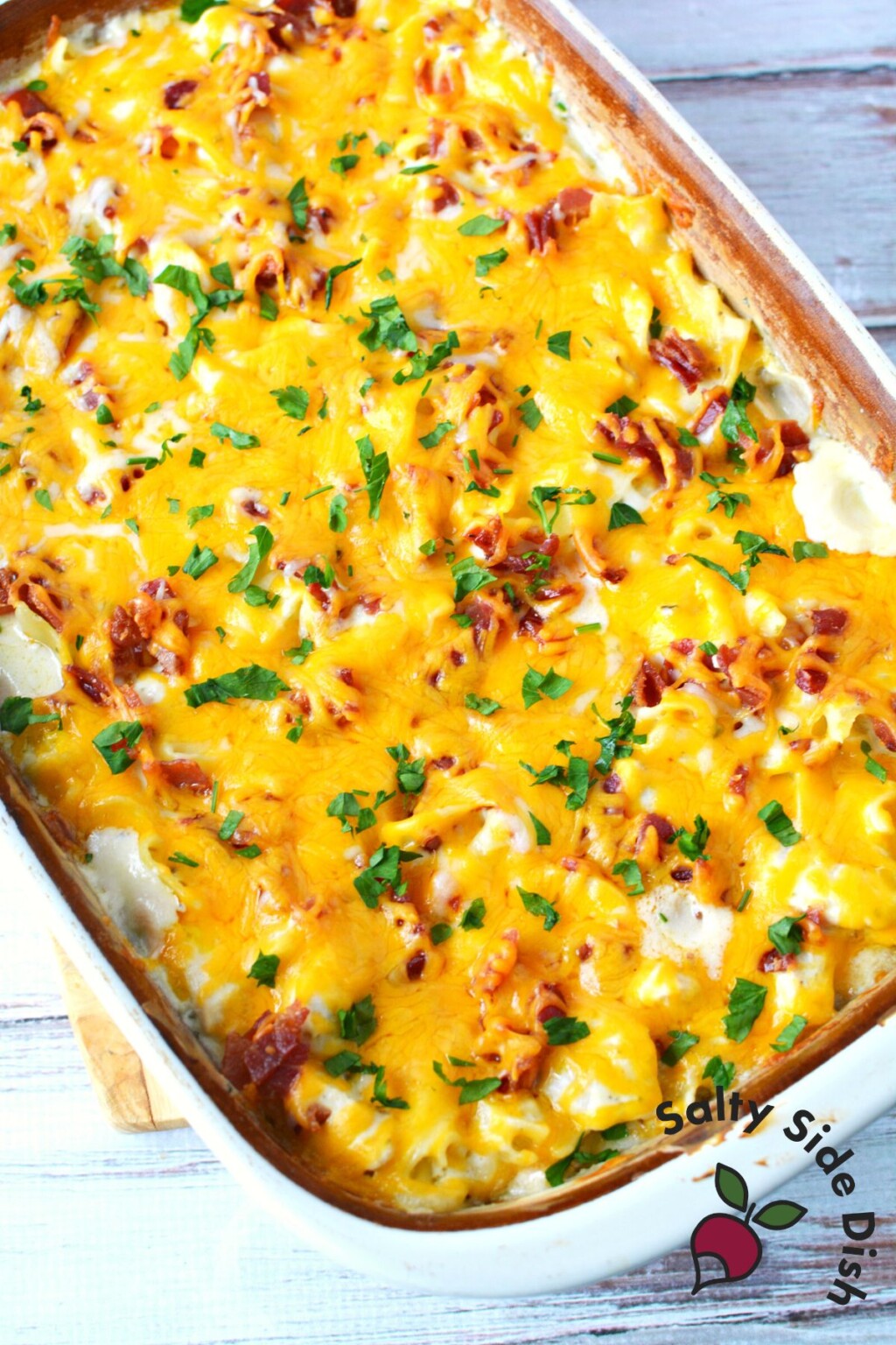 Creamy Ranch Chicken Casserole with Bacon! Salty Side Dish