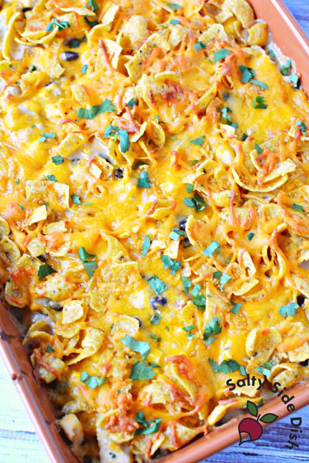 Frito Chicken Casserole Cheesy and Easy! Salty Side Dish