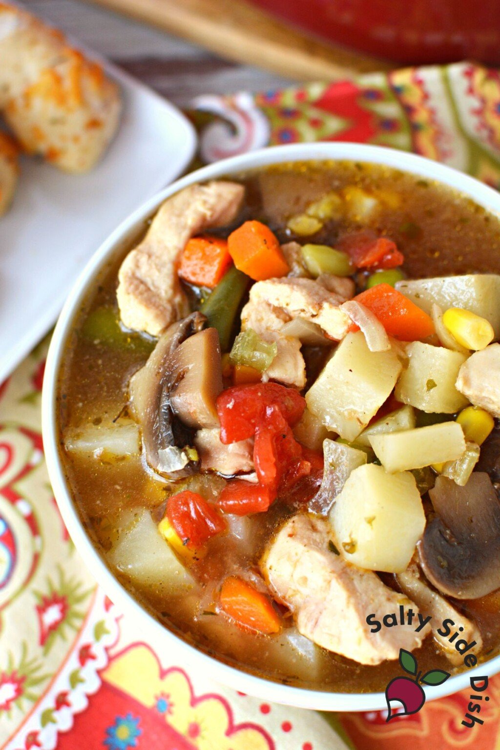 Classic Chicken Vegetable Soup You Must Make! Salty Side Dish