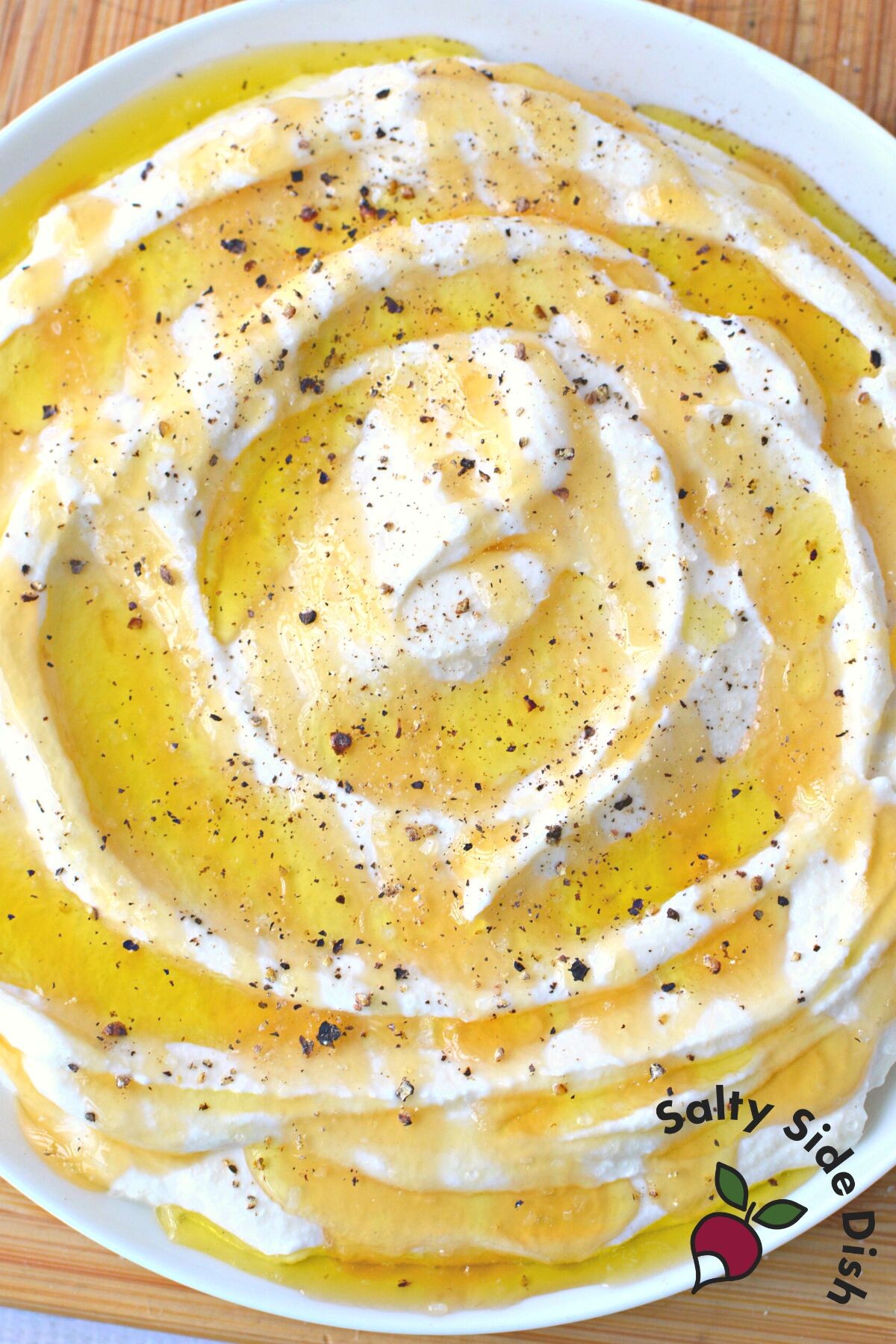 cold whipped ricotta dip.