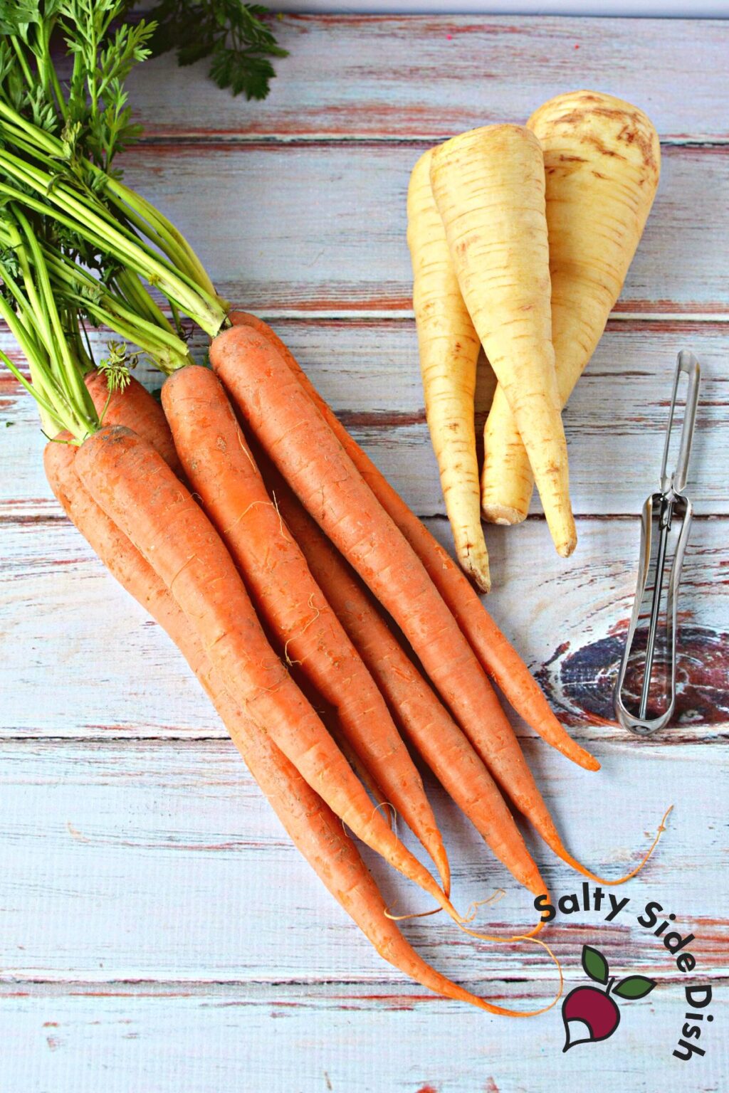 Honey Roasted Parsnips and Carrots Salty Side Dish
