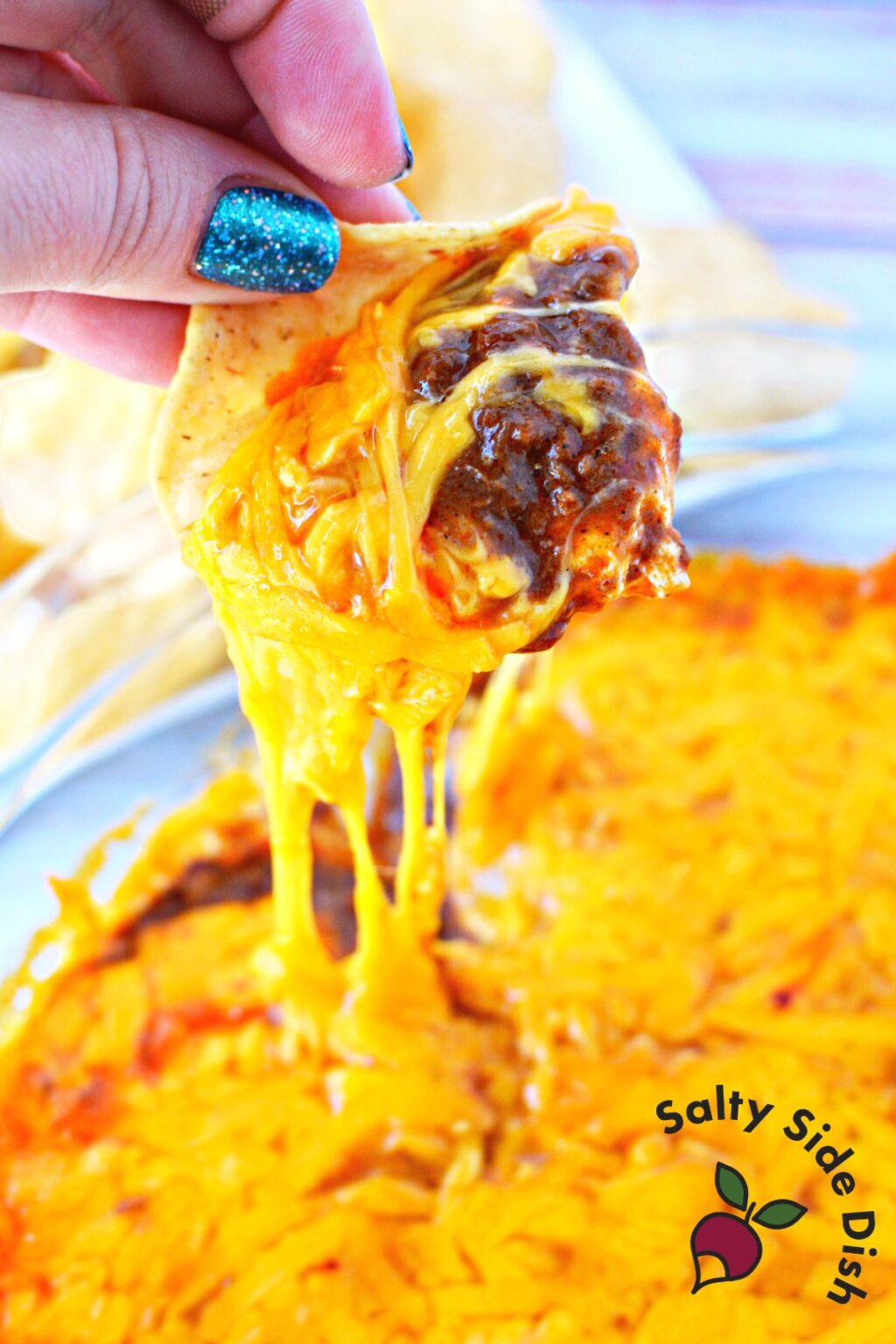 Cheesy Skyline Chili Dip in Just 20 Minutes! Salty Side Dish