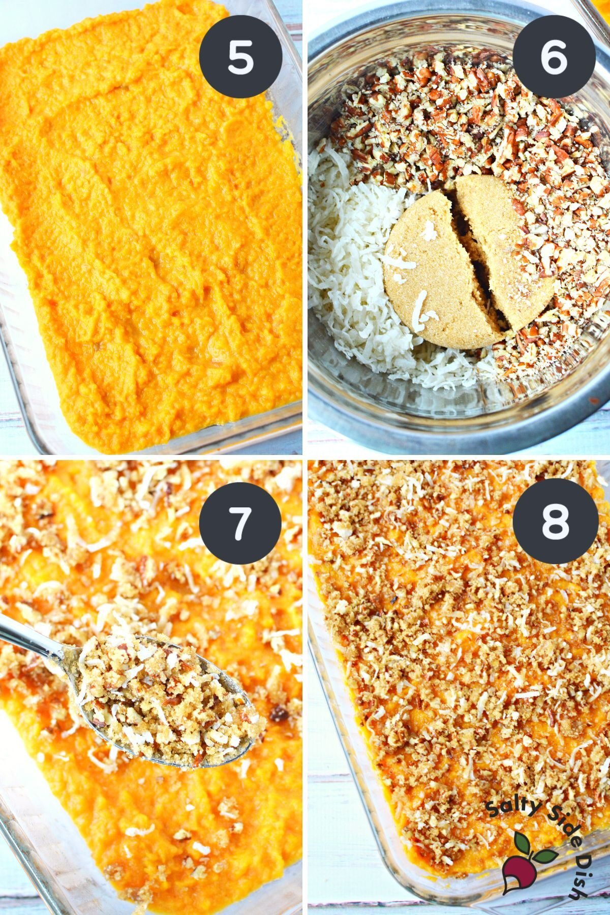 casserole with strudel topping.