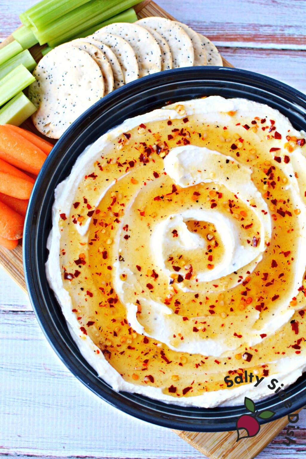 Whipped Feta Dip with Honey Drizzle Easy Party Dip Idea!