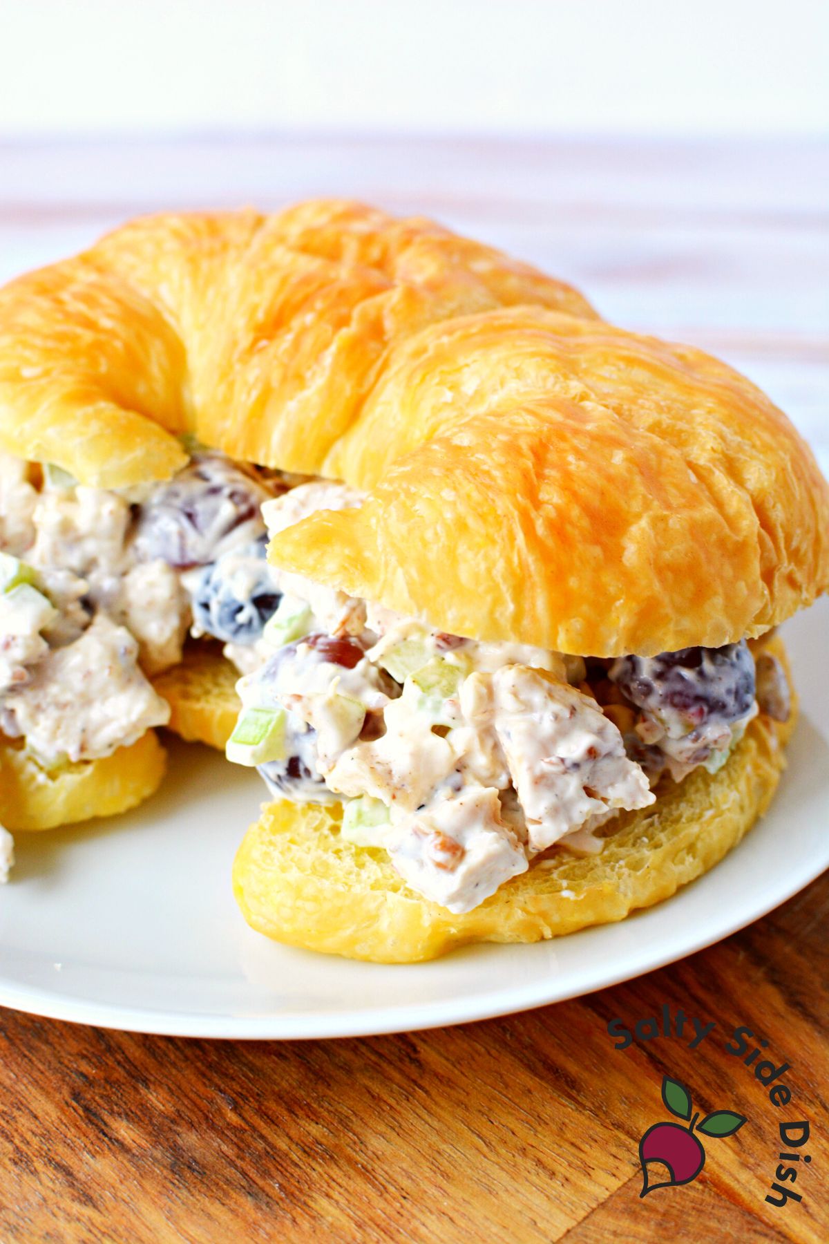 California Chicken Salad with Red Grapes Salty Side Dish