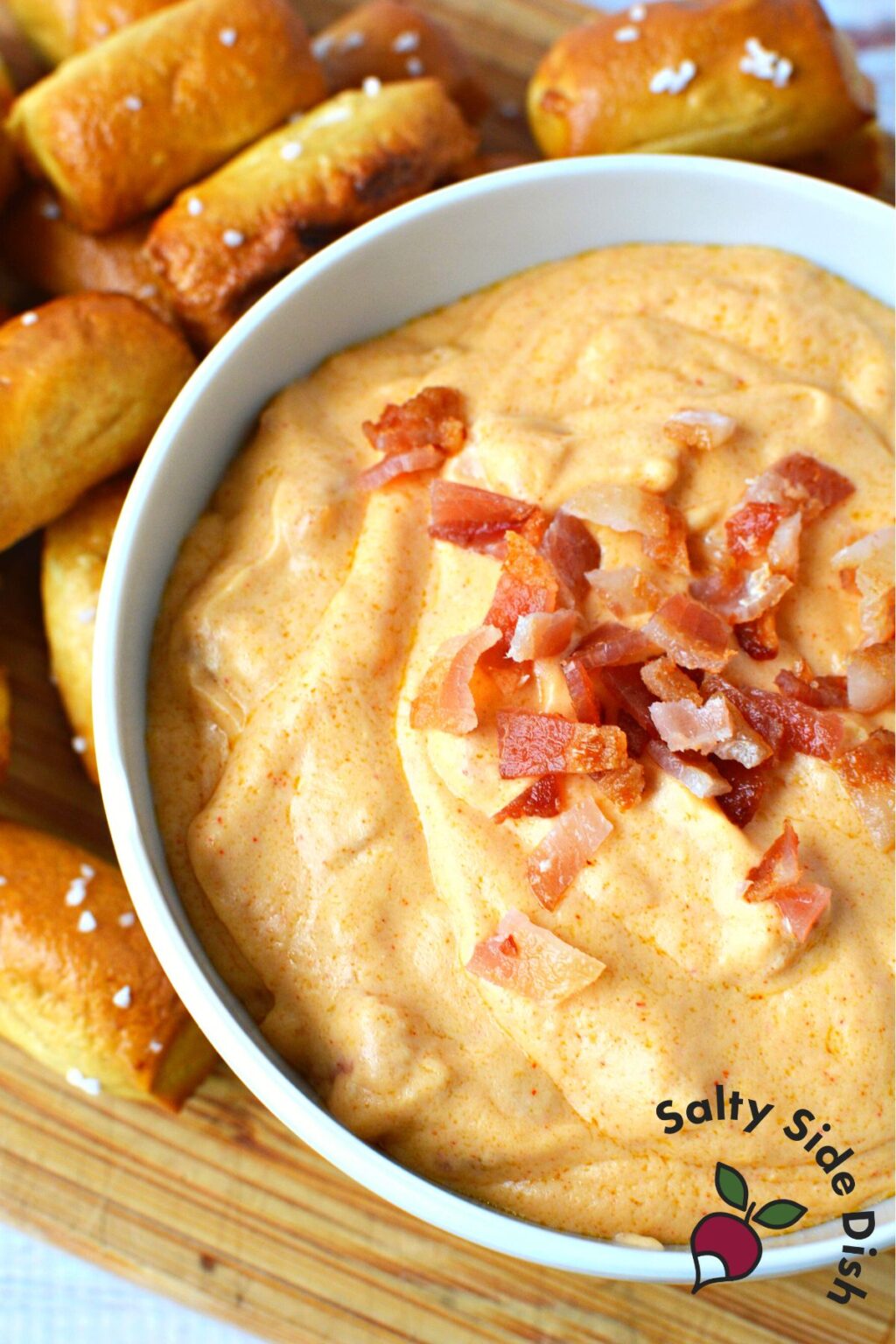 Pub Style Beer Cheese Dip in Slow Cooker Salty Side Dish