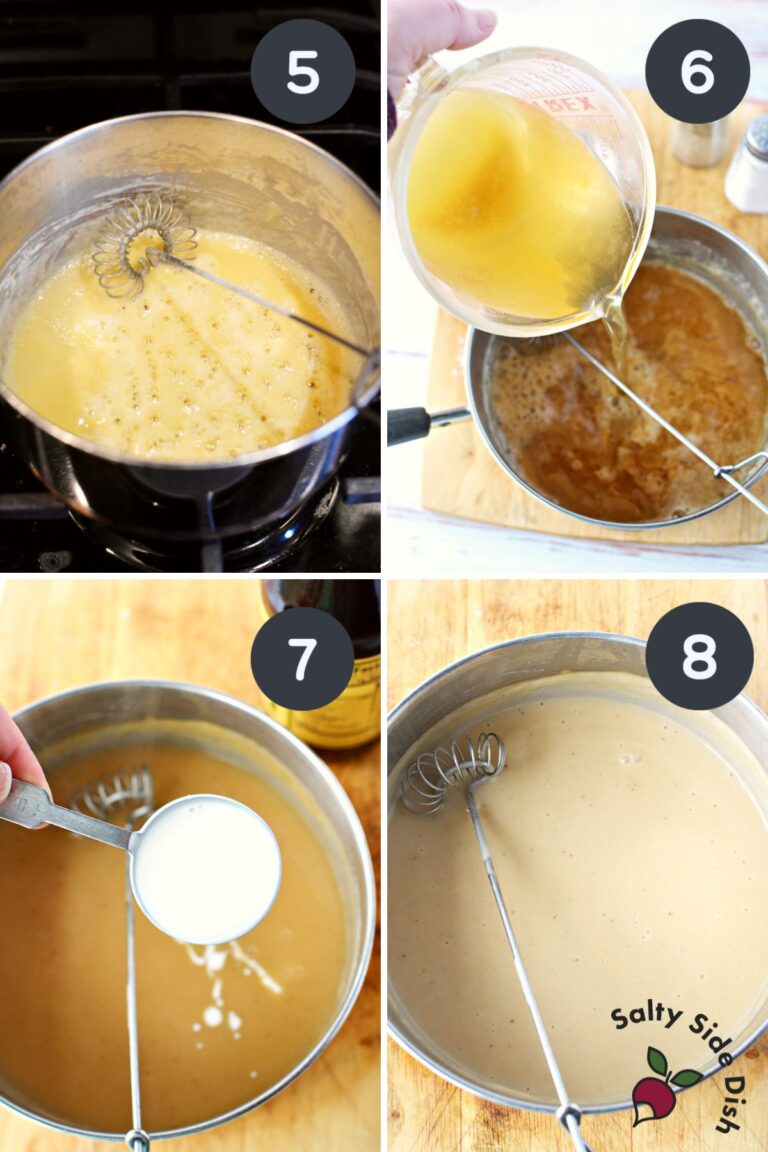 Homemade Chicken Gravy (NO drippings needed) Salty Side Dish