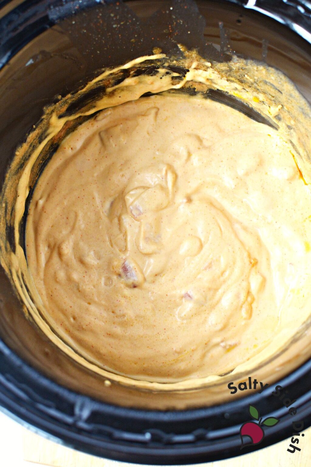 Pub Style Beer Cheese Dip in Slow Cooker Salty Side Dish