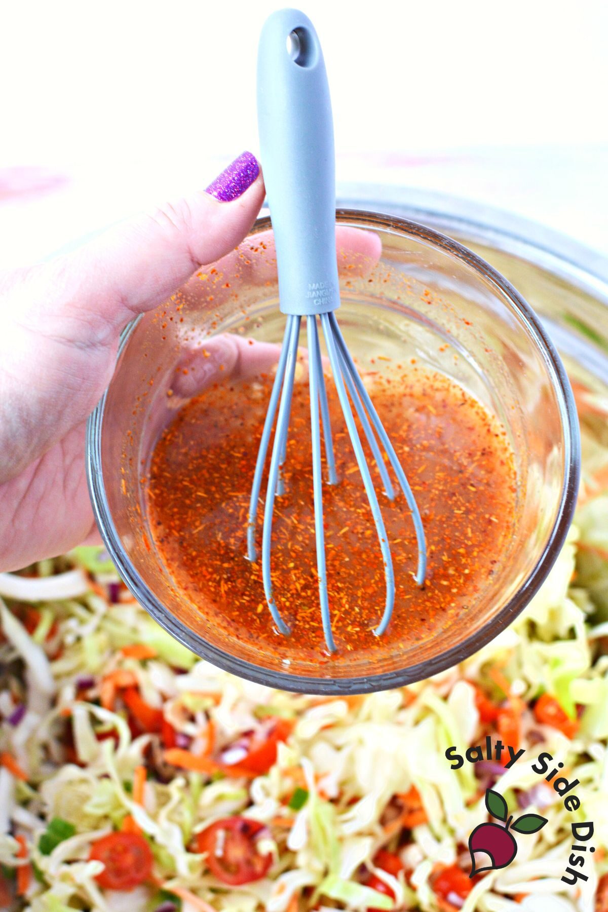 spicy coleslaw dressing.