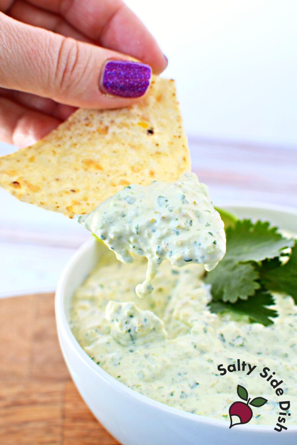 "Cardi B Dip" AKA Viral Avocado Jalapeno Dip Salty Side Dish