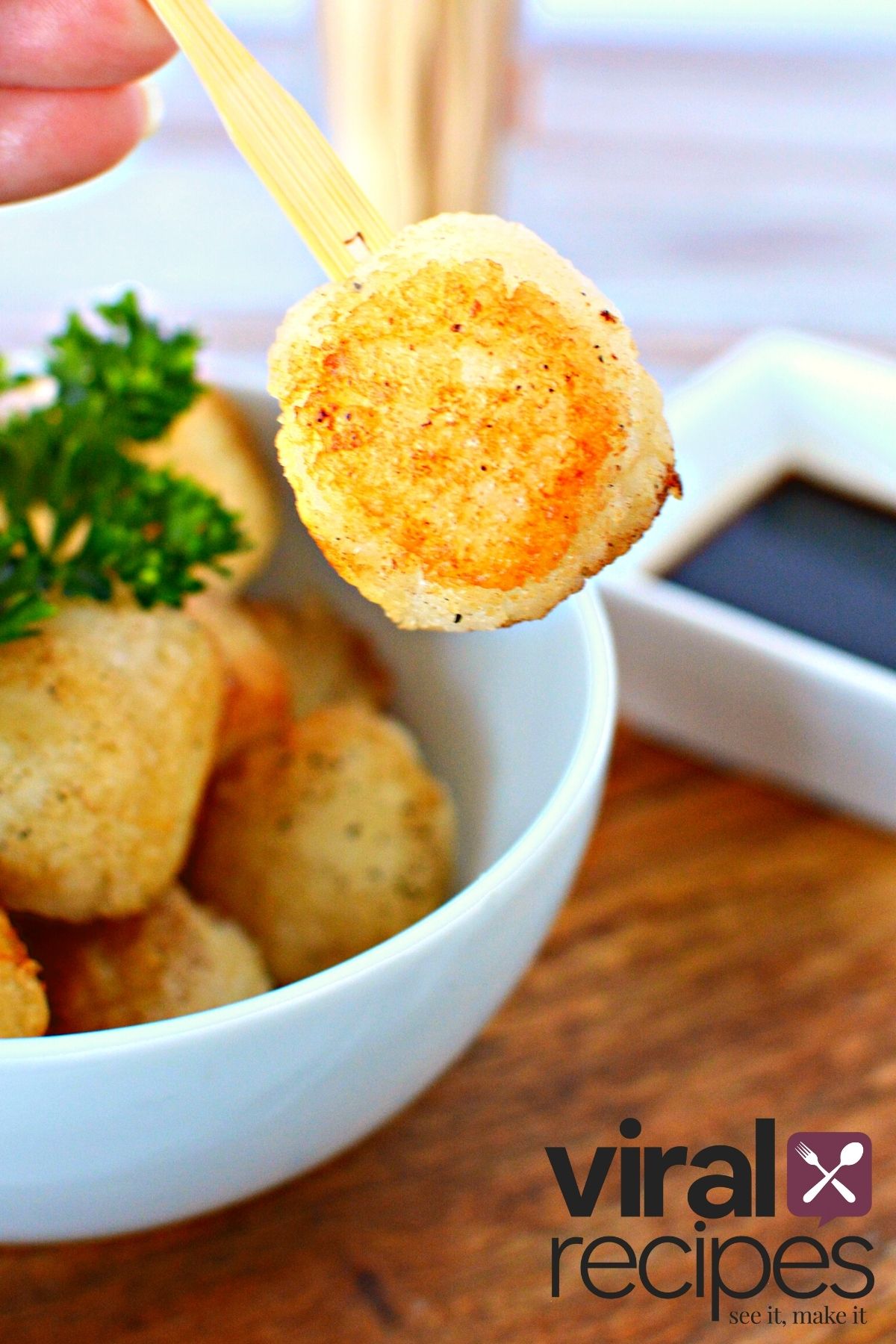 Leftover Rice Balls Skillet Fried leftover Rice recipe Salty Side Dish