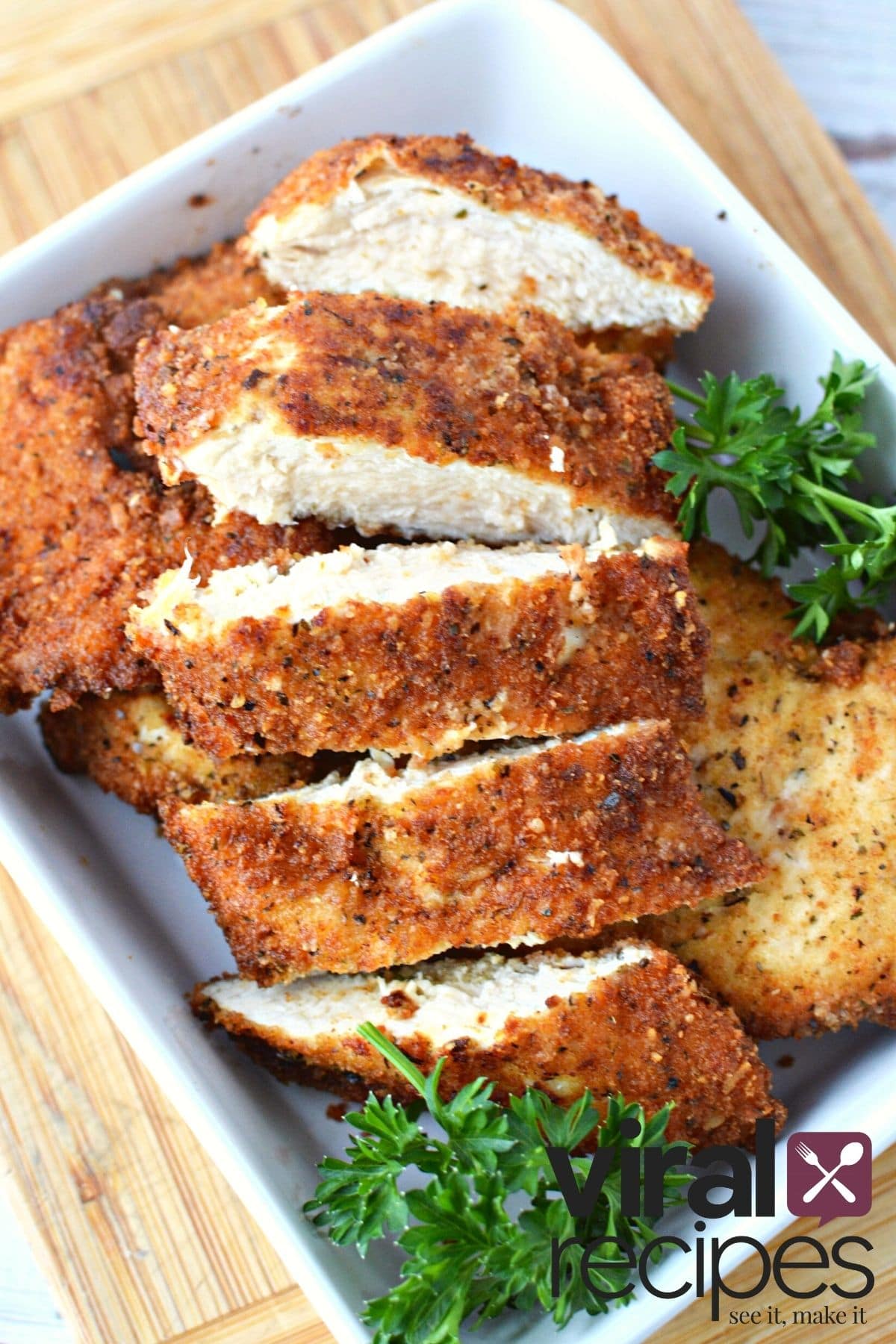 TikTok Italian Chicken Cutlets with Parmesan Cheese Salty Side Dish