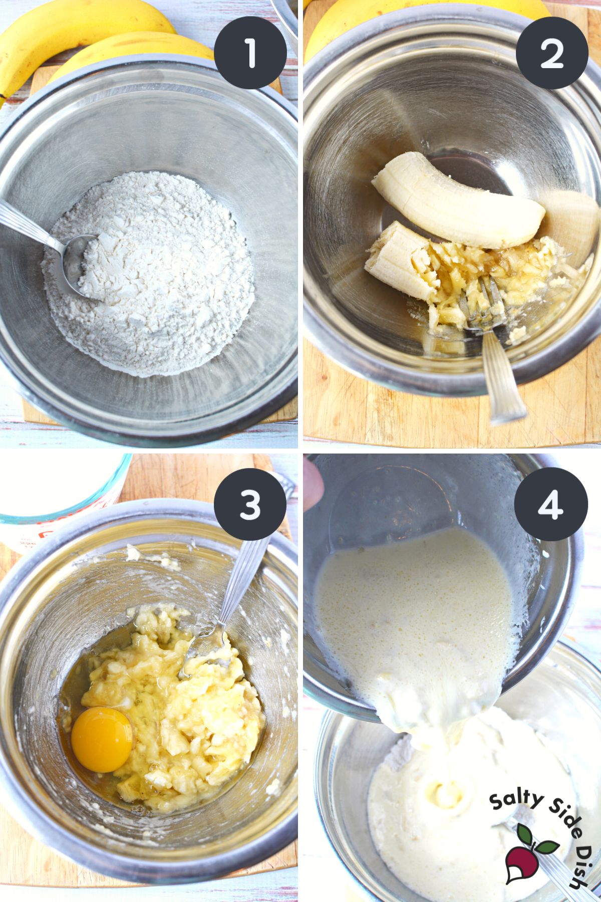 how to make banana pancakes.