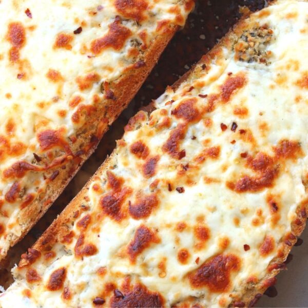 TikTok Cheesy Garlic French Bread Salty Side Dish