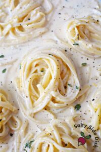 Tagliolini al Limone with Creamy Parmesan Sauce | Salty Side Dish