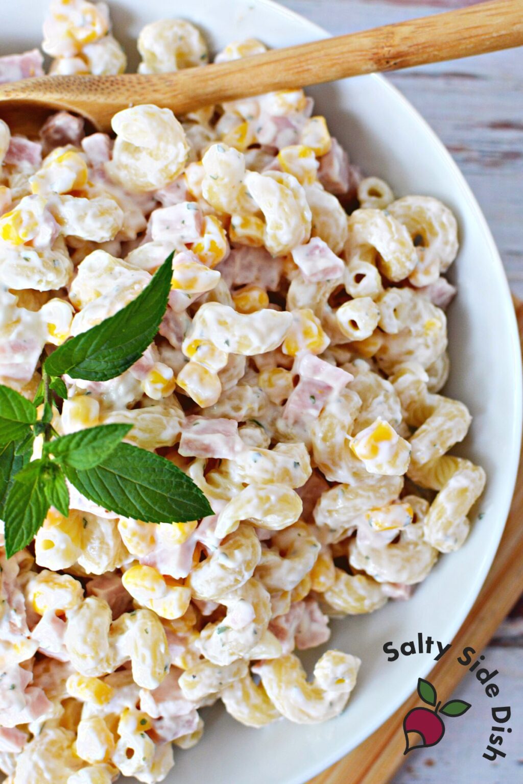 Ham and Corn Pasta Salad Recipe is a Perfect Summer Side Dish!