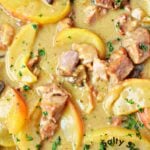 tender pork and apple recipe.