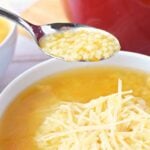 spoon with star pasta.