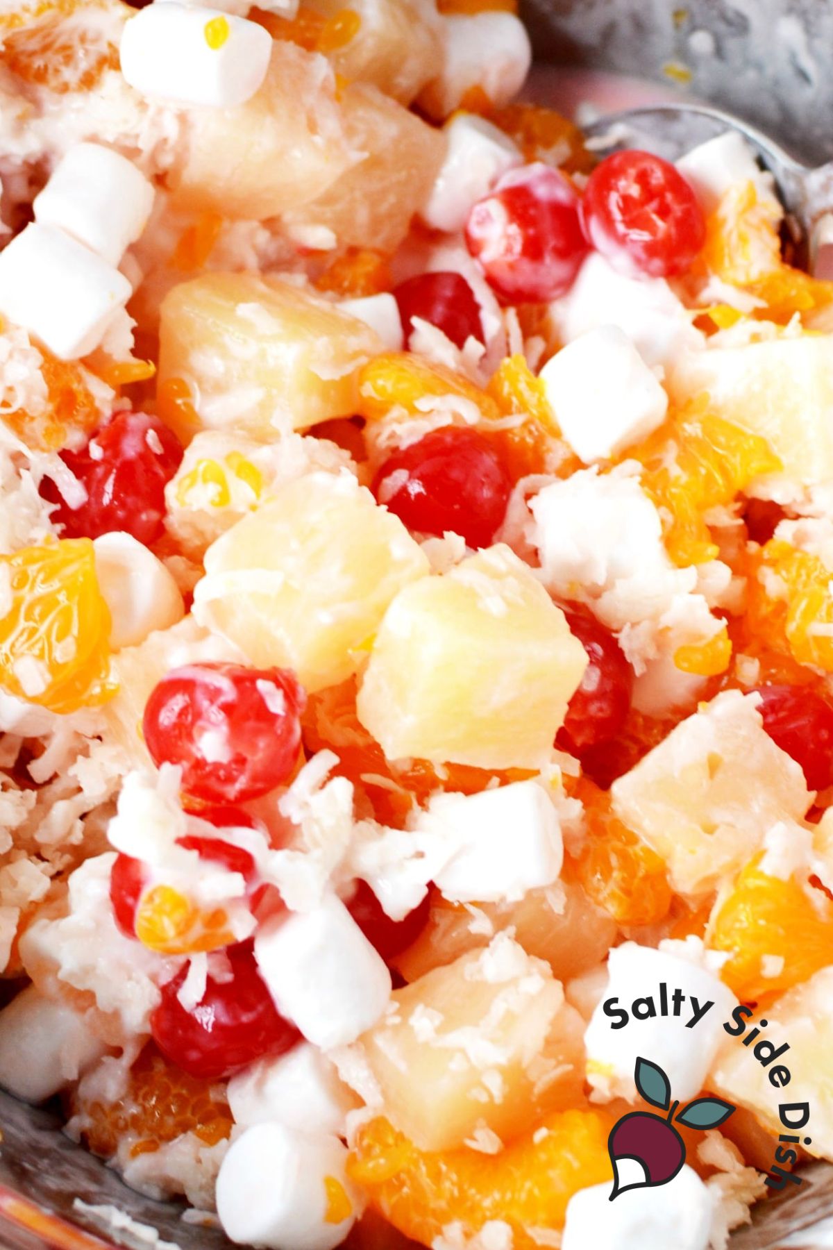 ambrosia salad is a classic fruit salad recipe.