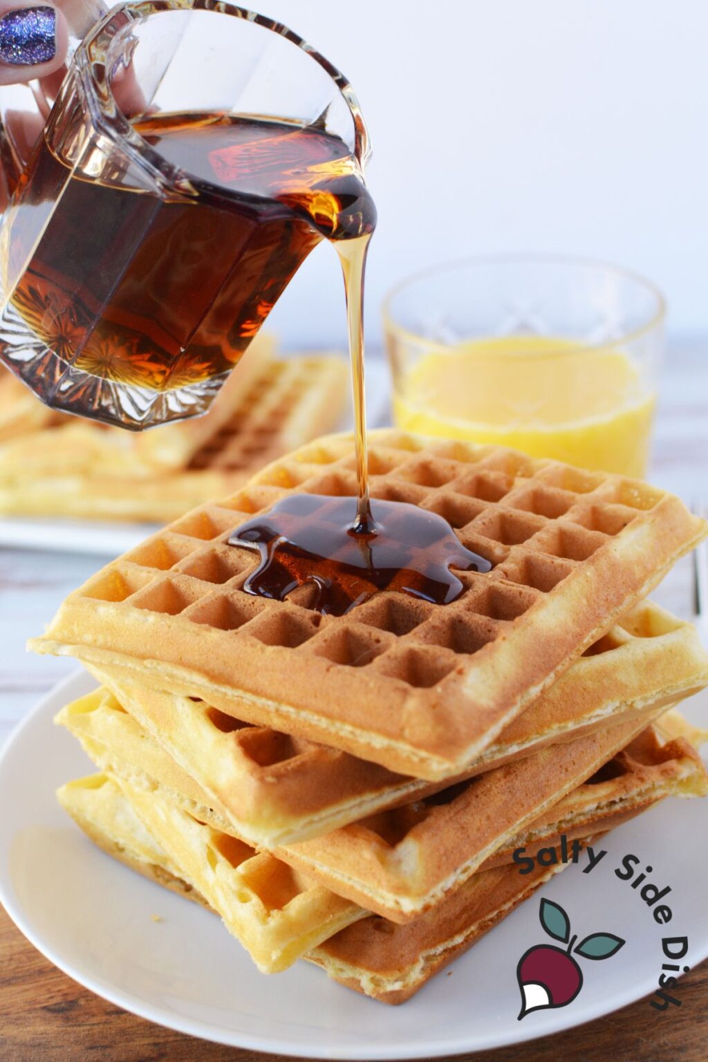 Homemade Waffles Pantry Ingredients to make Batter, so easy!