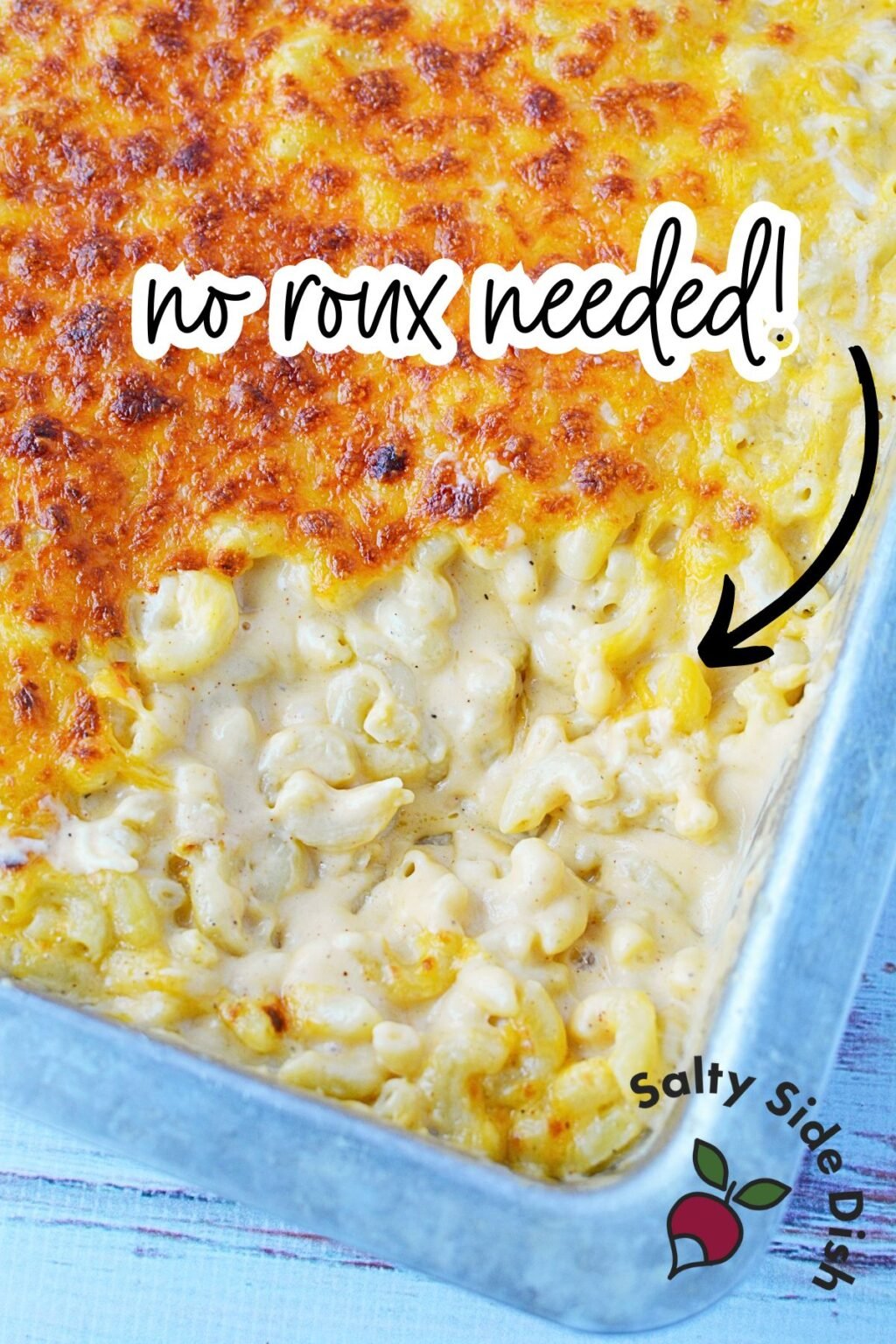 The Best No Roux Baked Macaroni and Cheese SaltySideDish