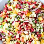 pomegranates are a great summer salad.