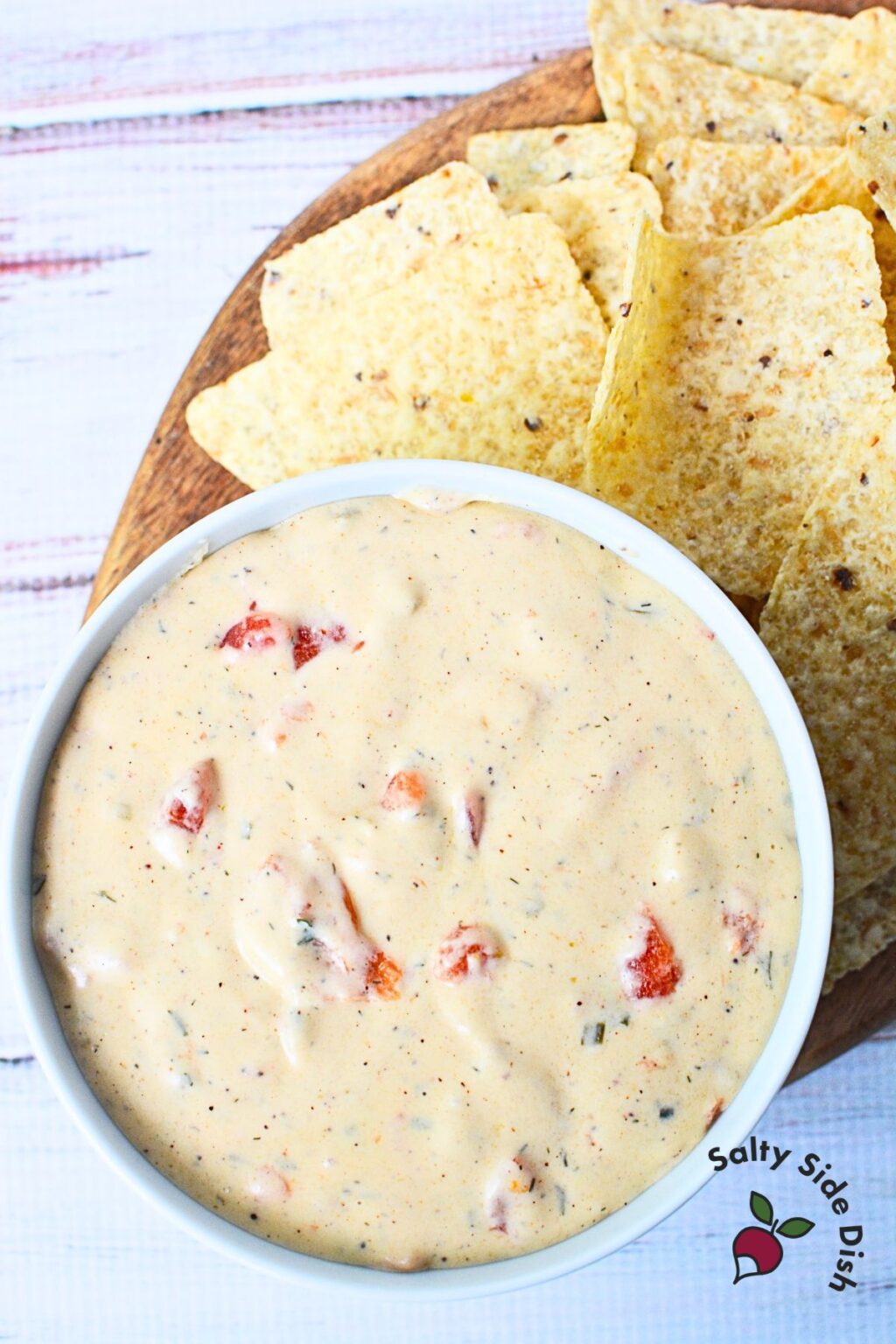 Queso Ranch Queso Ranch Dip Recipe - Like Chuy's Tableside Dip! - SaltySideDish.com