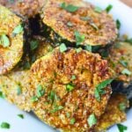 parmesan roasted zucchini rounds recipe.