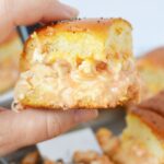 easy buffalo chicken sliders on Hawaiian slider rolls.