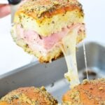 doubled up ham and cheese party platters.