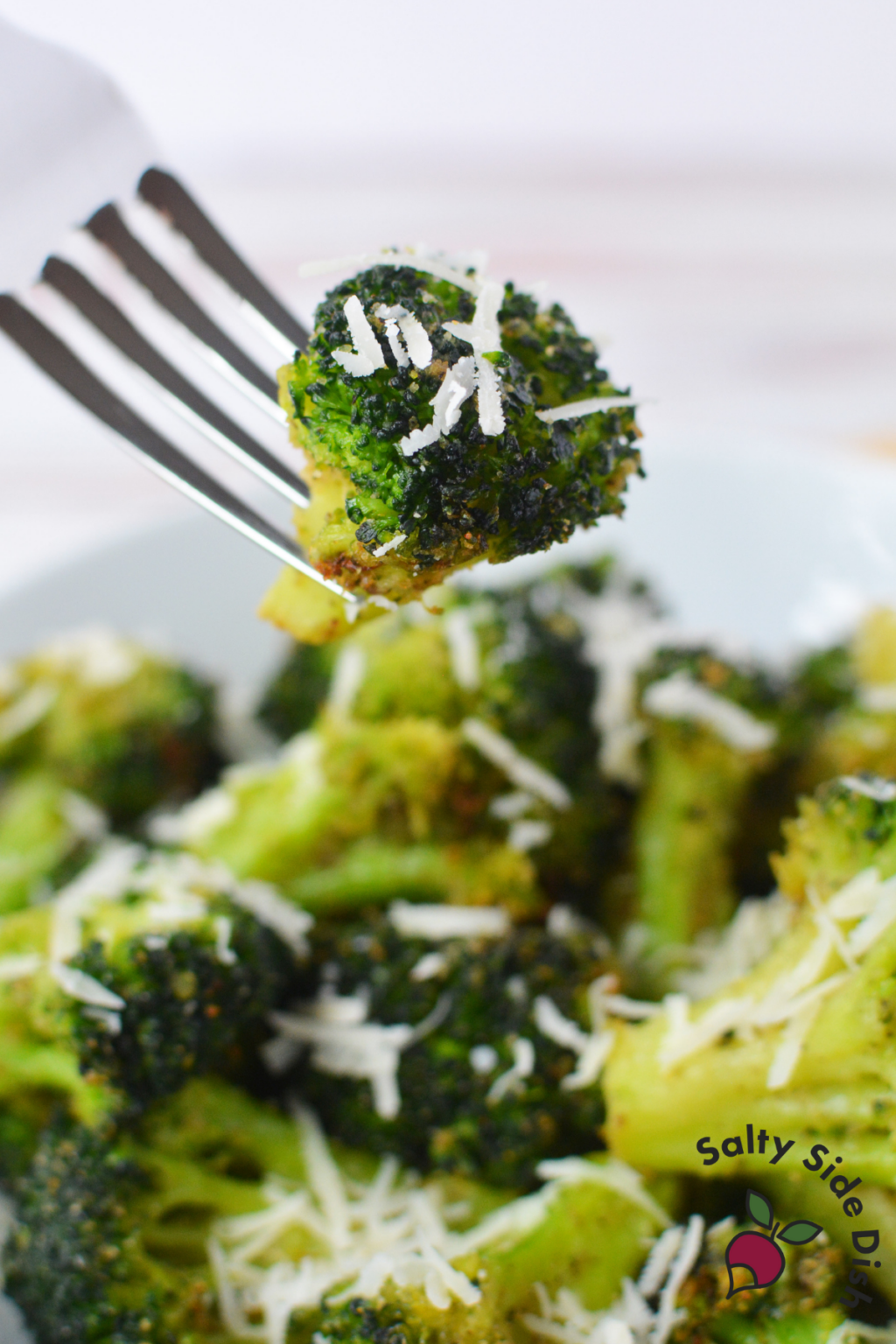 Frozen Broccoli in Air Fryer | Salty Side Dish