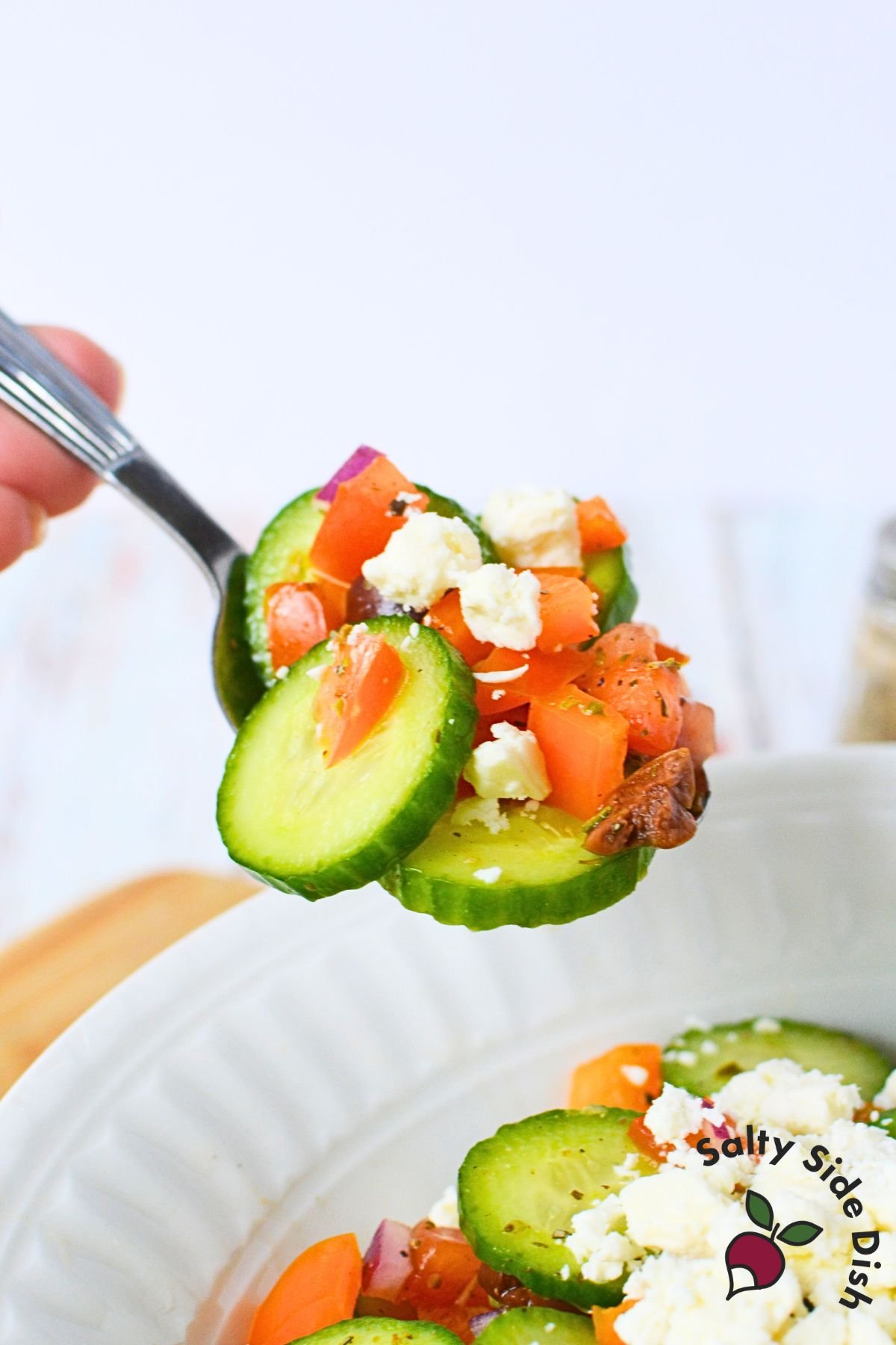 greek Mediterranean Cucumber Salad recipe.
