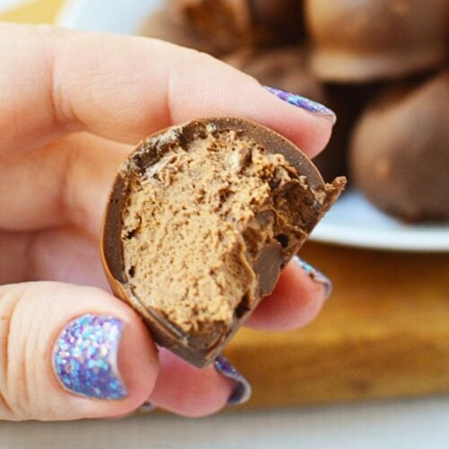 bite into homemade cool whip candy with creamy chocolate nougat center for Christmas treats