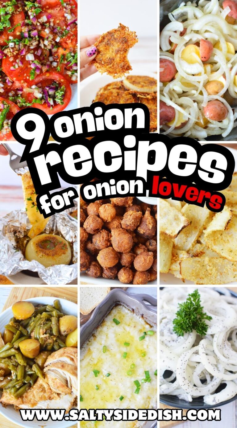 9 onion recipes for people that love onions.
