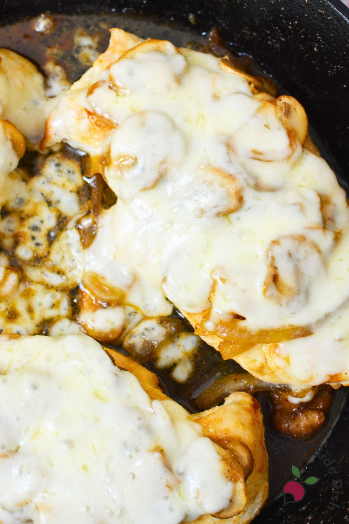 adding cheese and baking for ten more minutes