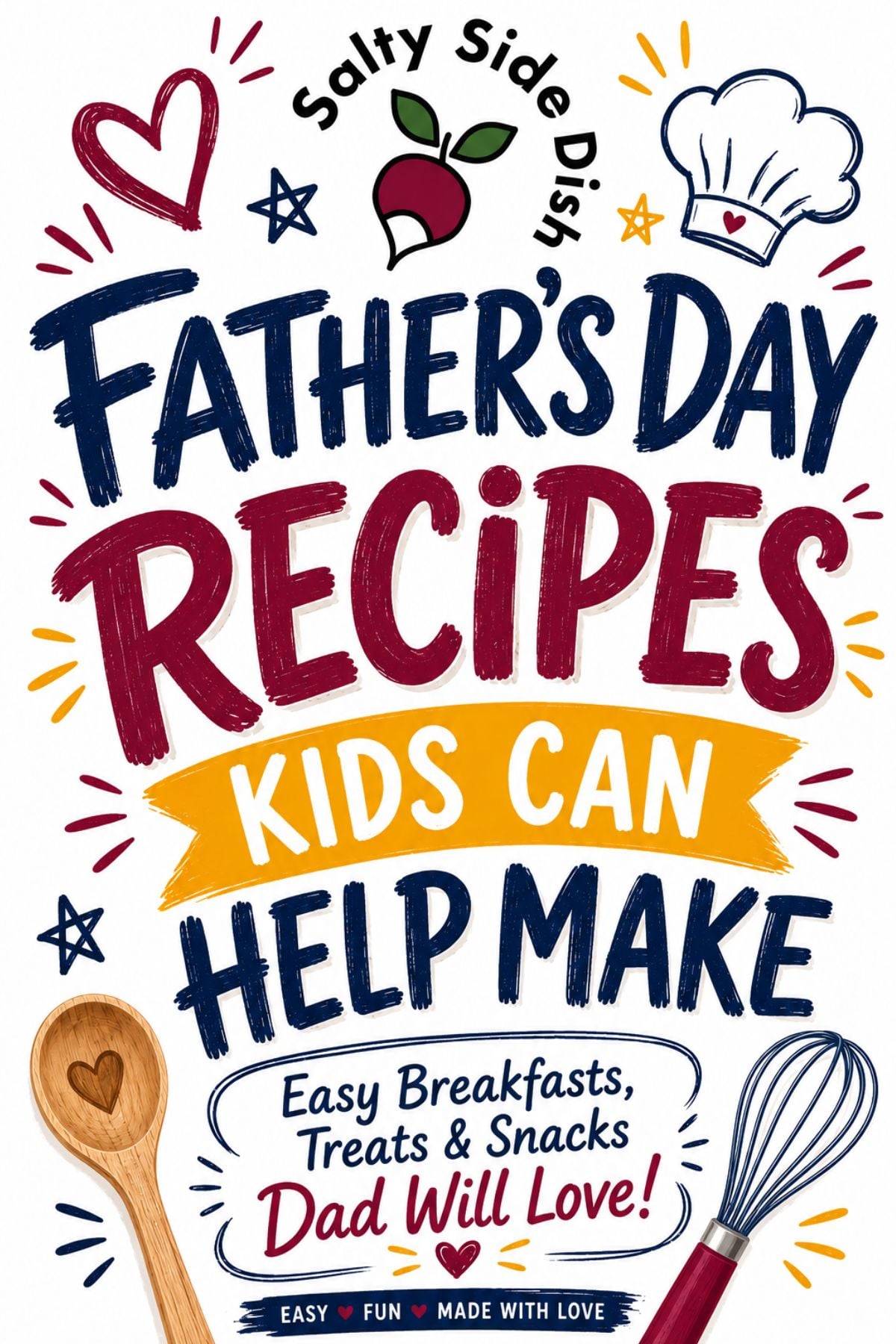 fathers day recipes kids can help make.