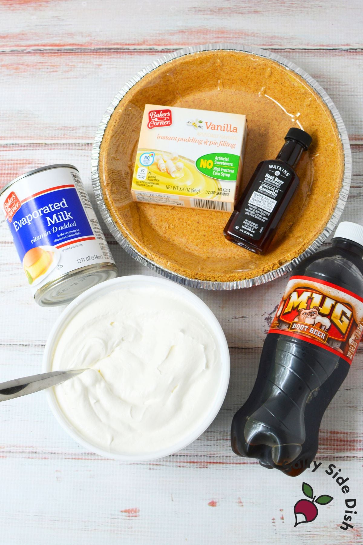 root beer float pie ingredients